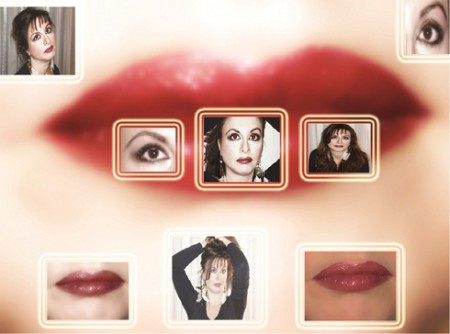 Photogallery glamour collage red feelings